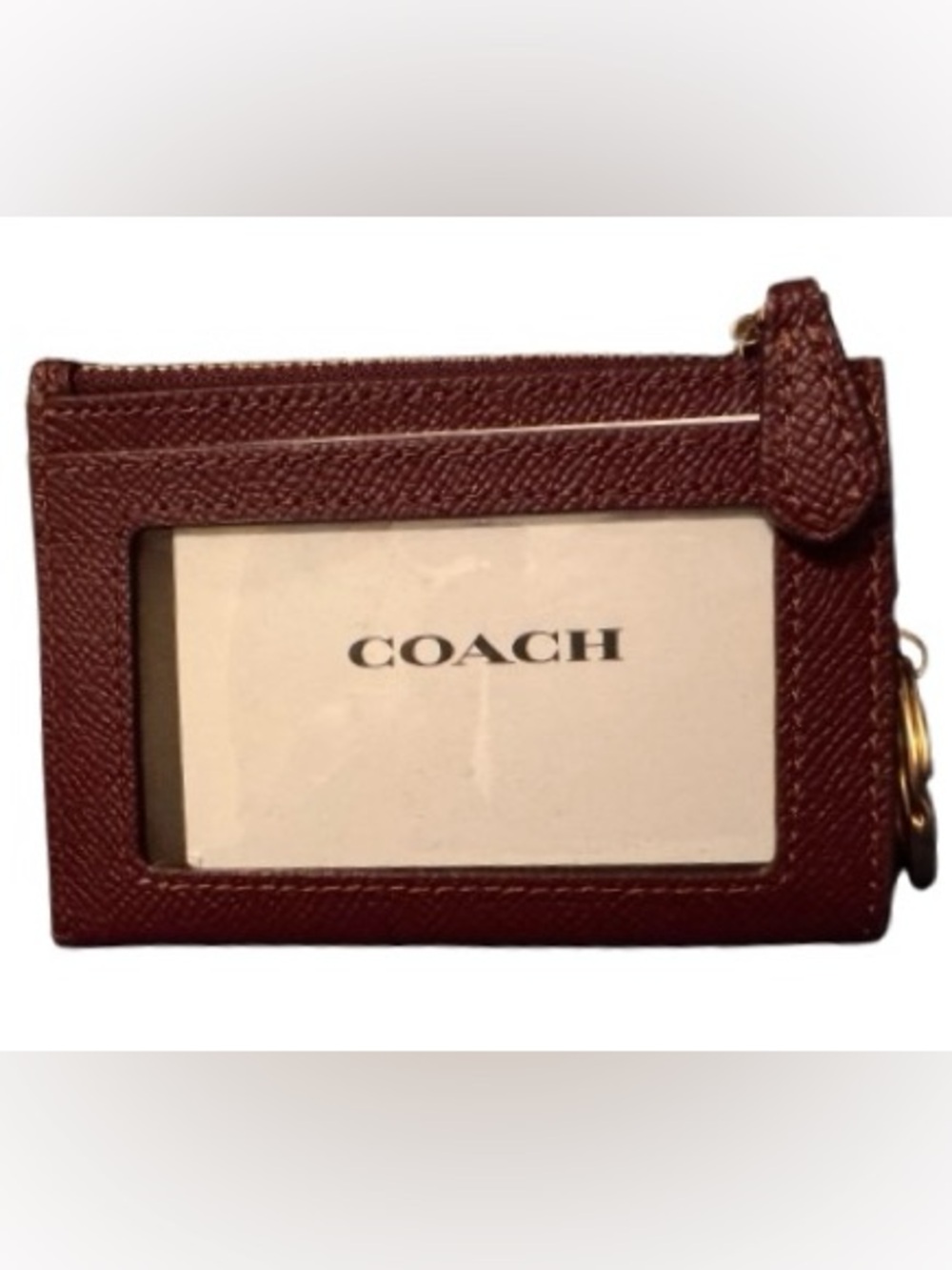Coach F88250 Mini Skinni ID Case (Wine) - NWT - Picture 3 of 8